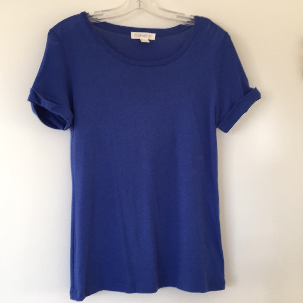 Softest Blue Forever 21 Shirt Size S